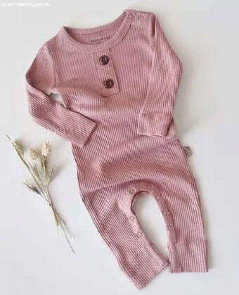 Hosszú ujjú jumpsuit és hosszú nadrág organikus és modális pamutból -
Baby Cosy Pink (Méret: 18-24 hónap)