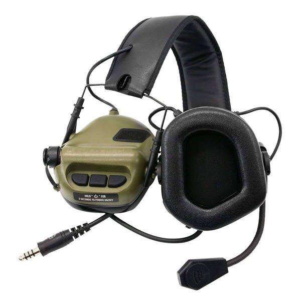 Opsmen Earmor M32 elektronikus fülvédő zöld