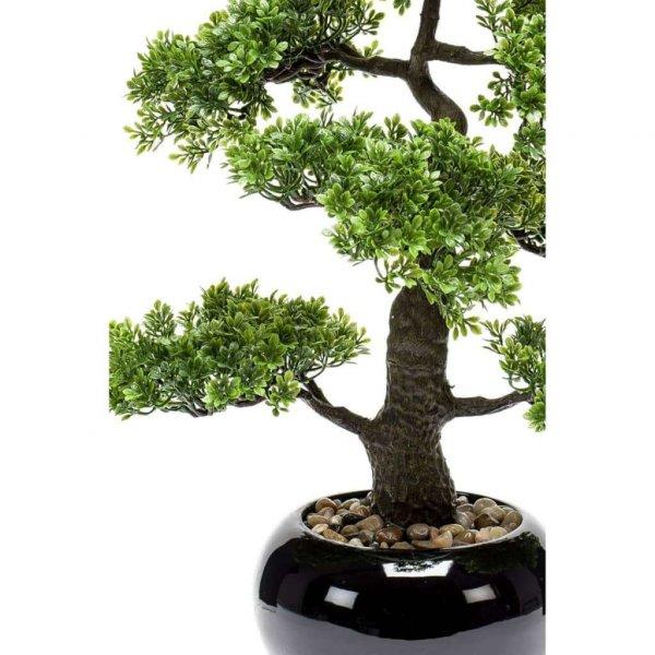 Emerald zöld mini fikusz bonsai műnövény 47 cm