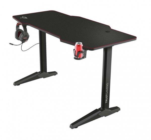 Trust GXT 1175 Imperius XL Gamer asztal - Fekete/Piros