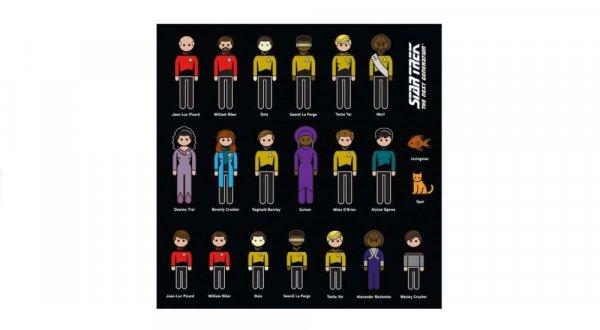 Star Trek következő generációs családi autómatricák