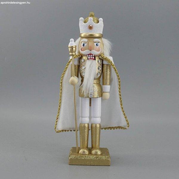 Diótörő (király, arany-fehér,palást, 25 cm)