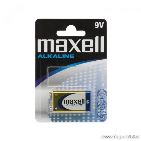 maxell Tartós 9V-os elem, E, 6LR61, Alkaline, 9V (18724)