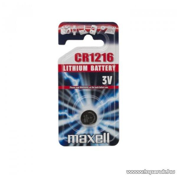 maxell CR 1216 Lítium gombelem, 3 V (18743)