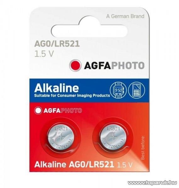 AgfaPhoto AG0 - 1,5V-os gombelem, alkáli LR63, 10 db / csomag