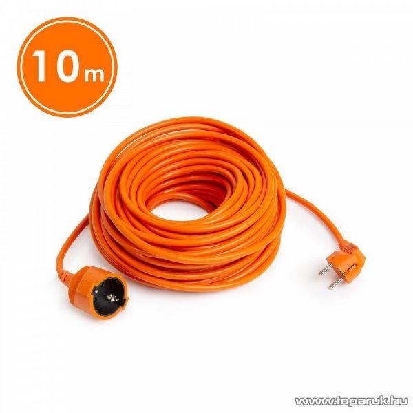 Hálózati lengő hosszabbító, fűnyíró kábel, narancssárga, 10 m
(20504OR)