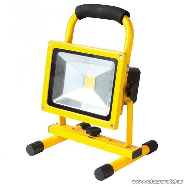 HOME FLB 20 LED/YE Hordozható újratölthető LED-es fényvető, 20 W, sárga