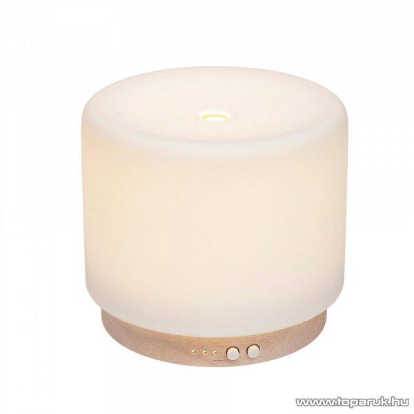 HOME AD 280 Ultrahangos aroma diffúzor, párásító, melegfehér
hangulatfénnyel, 280 ml, 20 ml / óra