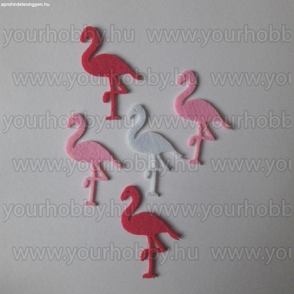 Filcfigurák, Flamingó 5db/csomag