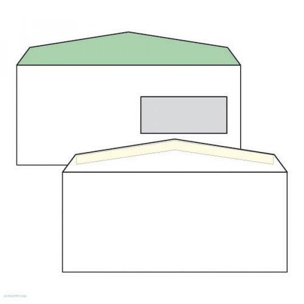 Boríték LC6/5 enyvezett jobb ablakos 35 x 90 mm ablakméret