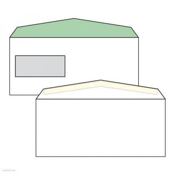 Boríték LC6/5 enyvezett bal ablakos 35 x 90 mm ablakméret