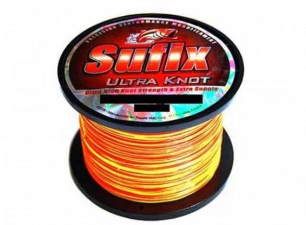 Sufix Ultra Knot Orange-Yellow prémium zsinór 0,255mm 5,1kg 1680m New