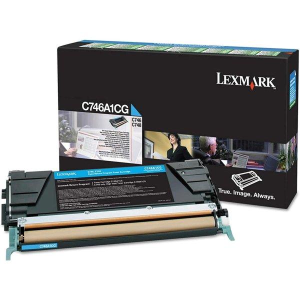 Lexmark C746 toner cyan ORIGINAL 