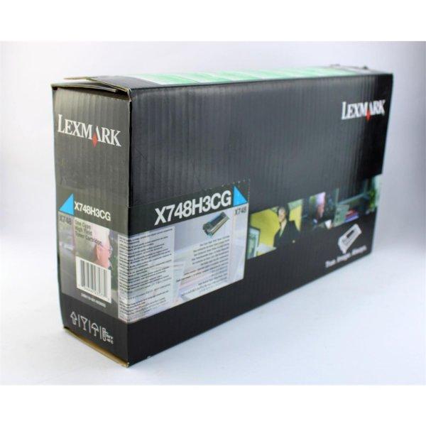 Lexmark X748 toner cyan ORIGINAL 