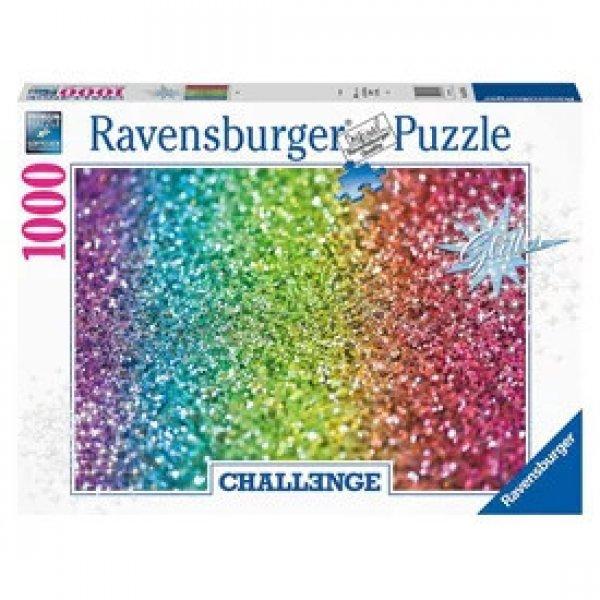 Puzzle 1000 db - Challenge Glitter