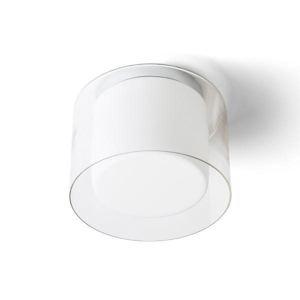 VENICE 23 mennyezeti lámpa tiszta üveg/opál üveg/króm 230V E27 20W IP44