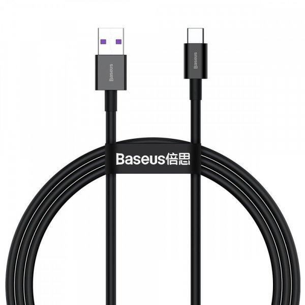 USB-USB-C Baseus Superior sorozatú kábel, 66 W, 1 m (fekete)