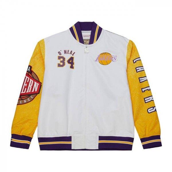 Mitchell & Ness Los Angeles Lakers #34 Shaquille O'Neal Player Burst Warm
Up Jacket multi/white