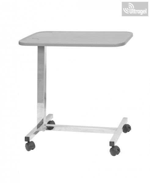 Kórházi reggeliző asztal / Ágyasztal, hidraulikusan állítható magasságú
72-106cm - króm