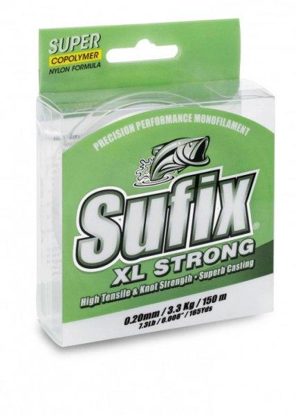 Sufix XL Strong Carp 0.18mm 2,8kg 6,1lb Clear 300m monofil zsinór (ASU470857)
színtelen