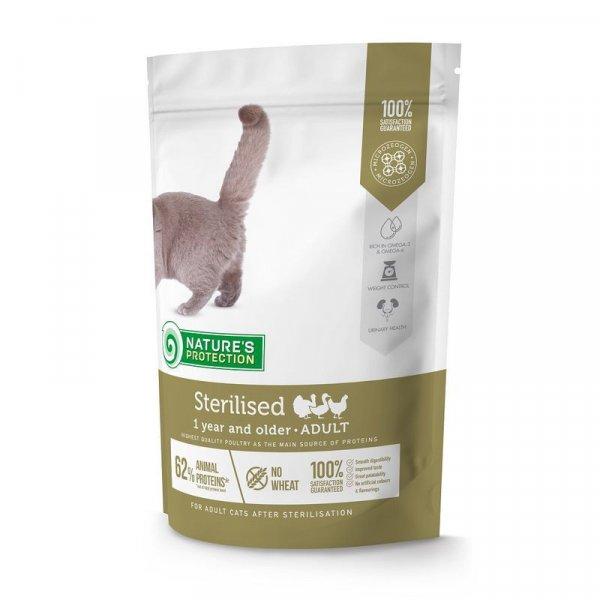 Natures Protection Cat Adult Sterilised Poultry 400g