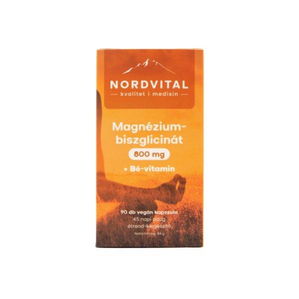 Nordvital magnézium-biszglicinát kapszula 90x