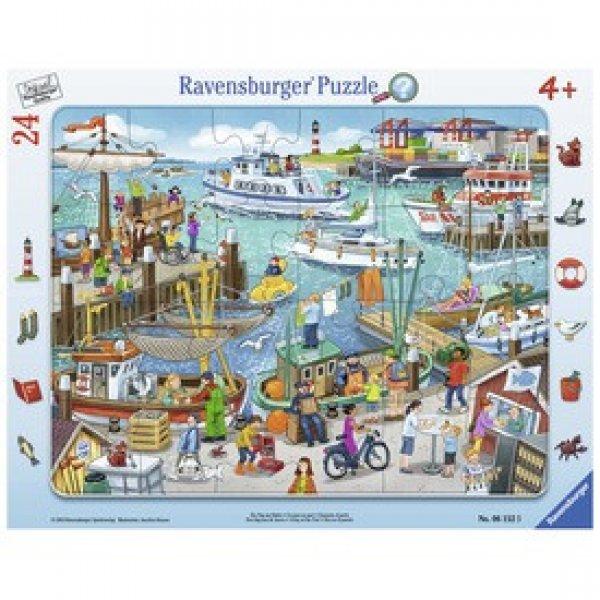 Ravensburger Egy nap a kikötőben 24 darabos puzzle