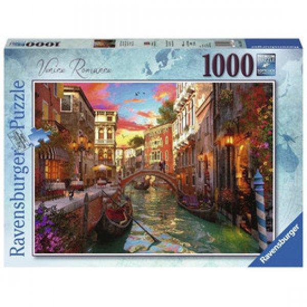 Ravensburger Puzzle 1000 db - Velencei románc