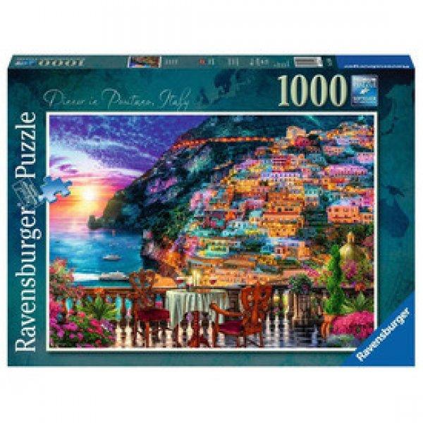 Ravensburger Puzzle 1000 db - Vacsora Positanóban