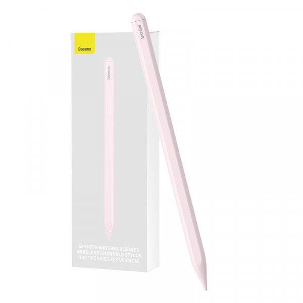 Vezeték nélküli töltőtoll telefonhoz/táblagéphez Baseus Smooth Writing
(rózsaszín)