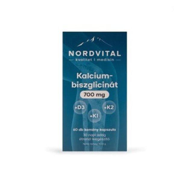 Nordvital kalcium-biszglicinát 75mg kapszula 60 db