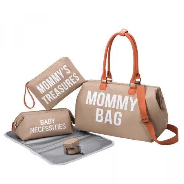 Mommy Bag kismama táska szett - khaki