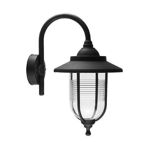 JEREMY LANTERN DOWN 1XE27 BLACK IP44 96519WD/BL