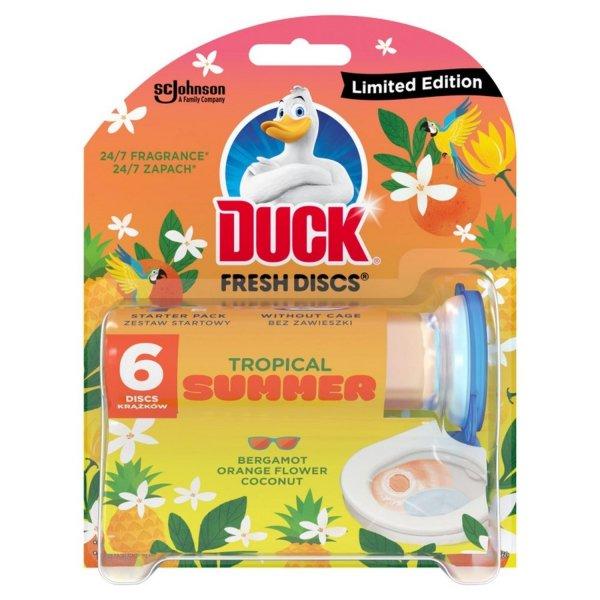 WC öbíltő korong zselés 36 ml Fresh Discs Duck® Tropical Summer