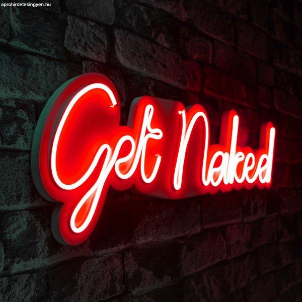 Get Naked - Red Dekoratív műanyag LED világítás 62x2x20 Piros