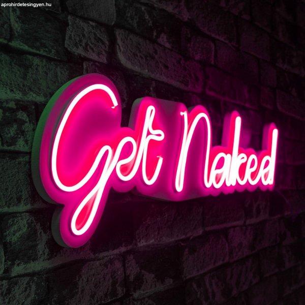 Get Naked - Pink Dekoratív műanyag LED világítás 62x2x20 Rózsaszín
