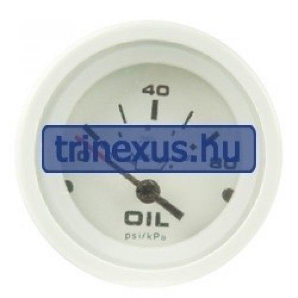 Olajnyomás mérő 5 bar white domed TFX