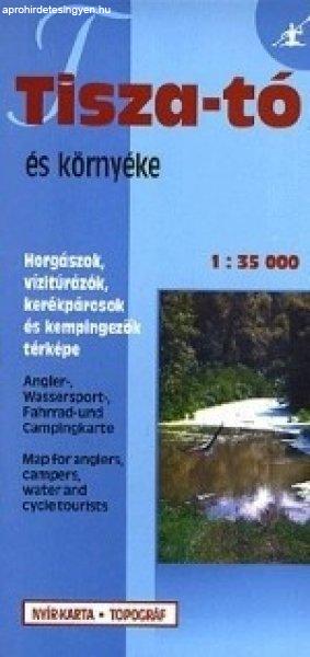 Könyv, Térkép Barátom a Tisza-tó vízitúra térkép