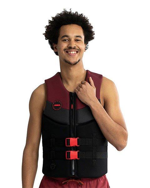 Sportmellény Jobe Neoprene Vest Men Burgundy Red