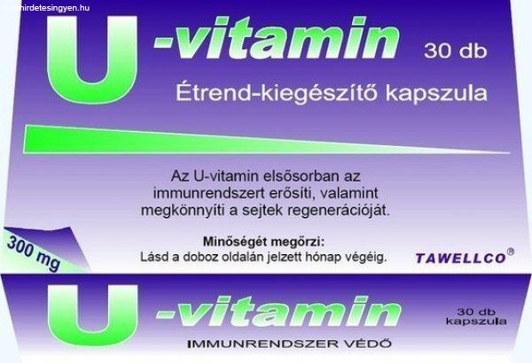 U-vitamin kapszula 30 db