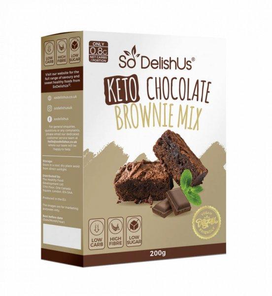 SoDelishUs keto brownie mix 200 g