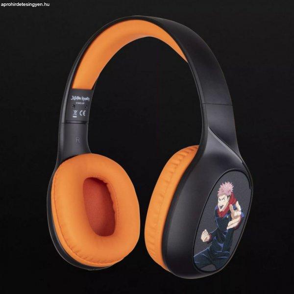 KONIX Jujutsu Kaisen Bluetooth Headset Black/Orange