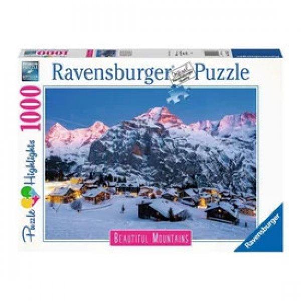 Puzzle 1000 db - Berner Oberland, Mürren