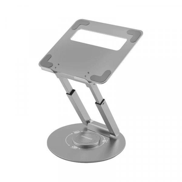 Promate DeskMate-6 Ergonomic Multi-Level Aluminium Laptop Stand Silver