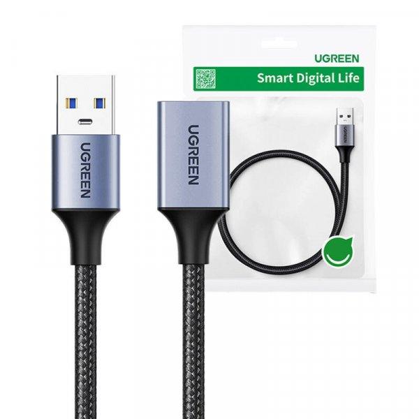 UGREEN US115 USB-A 3.0 hosszabbító kábel, 5 m (fekete)