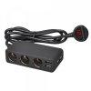 Szivargyjt eloszt 3-as + 4db USB + voltmr 12-24V AM0375