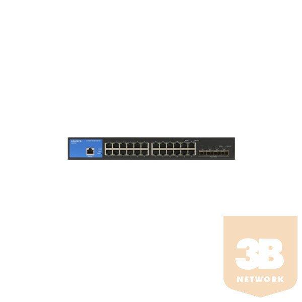 LINKSYS Switch LGS328C, 24x1000Mbps 4xSFP+ (24-Port Business managed Gigabit
Switch + 2 SFP+ port)