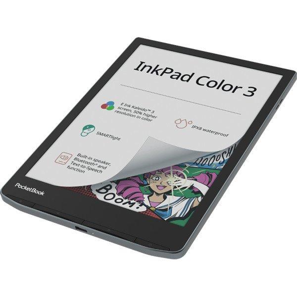 POCKETBOOK e-Reader - INKPad COLOR 3 (7,8"E Ink Kaleido, Cpu:
1,8GHz,1GB,32GB,2900mAh, BT,wifi, IPX8)