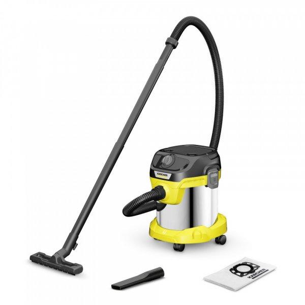 Karcher KWD 2 S V-15/4/18 száraz-nedves, acéltartályos porszívó