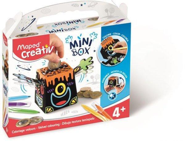 Pénzpersely készítő kreatív készségfejlesztő készlet, színezhető,
MAPED CREATIV, "Mini Box"